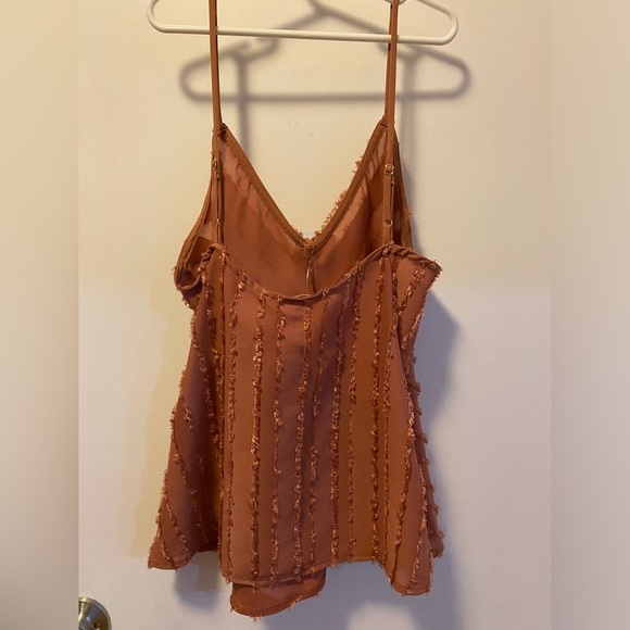 NWT Free People Intimately Fade Away Chevron Fringe Top, Size XS - Picture 9 of 9